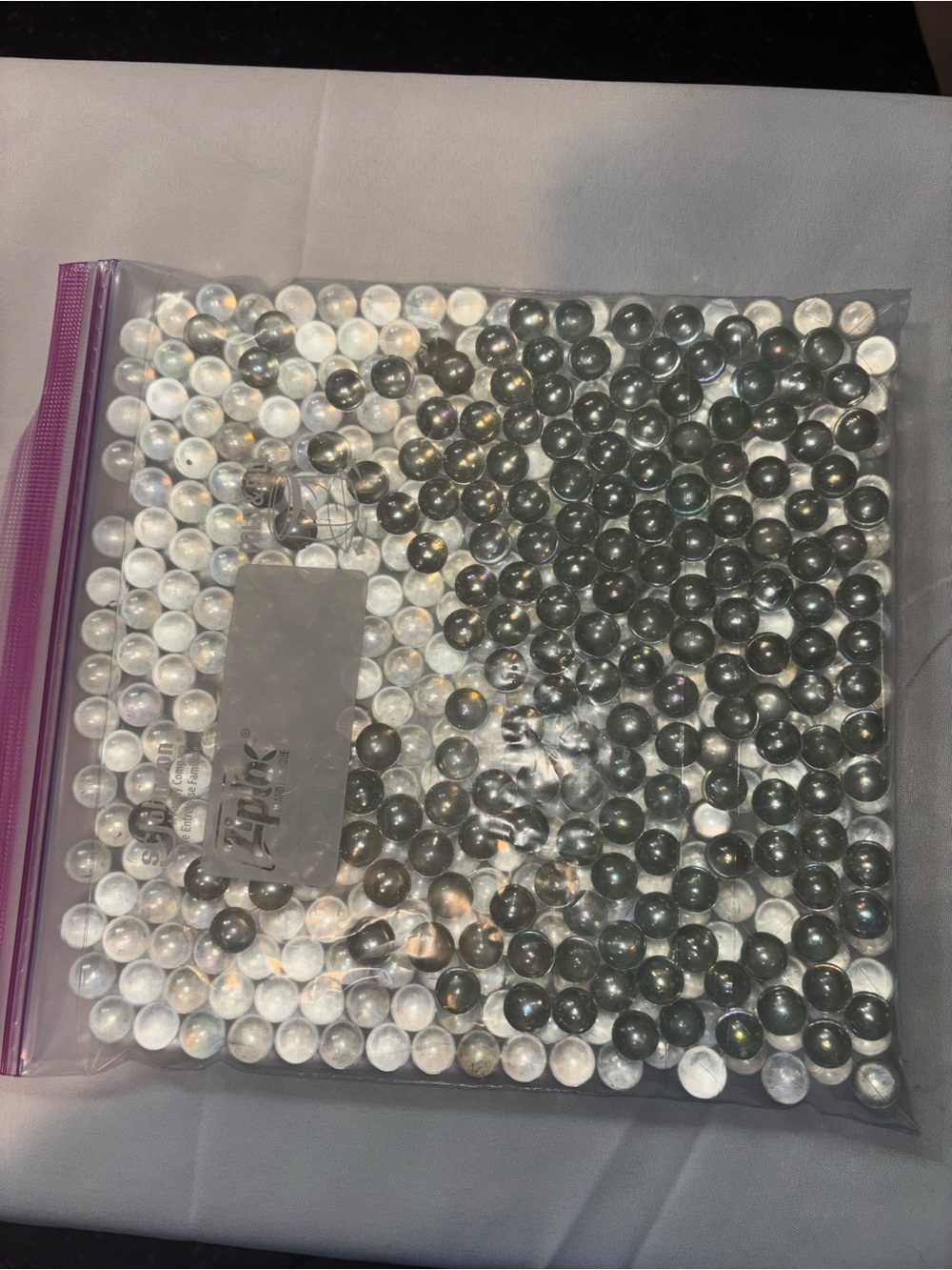 Clear Decorative Glass Marbles - Versatile Craft & Accessory Set
